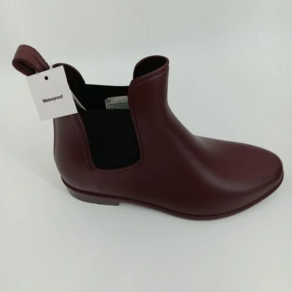 A NEW DAY BURGUNDY CHELSEA WATERPROOF BOOTS SIZE 7 - Picture 10 of 13